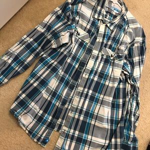 Flannel Columbia plaid shirt